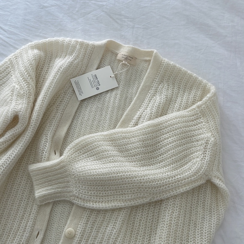 Sezane Cream Knit Sweater - Picture 2 of 4